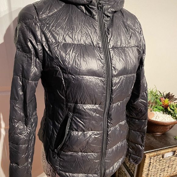 🤍ULTRA LIGHT WEIGHT PACKABLE Down water fowl feathers Whimsgoth Rave Moto riding - Picture 2 of 5